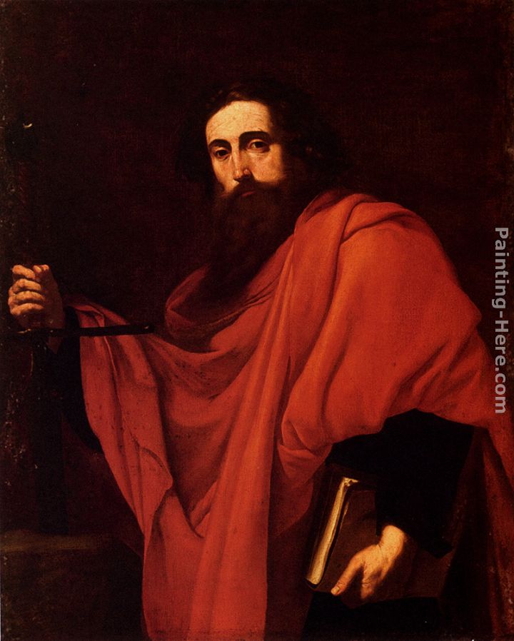 Saint Paul painting - Jusepe de Ribera Saint Paul art painting